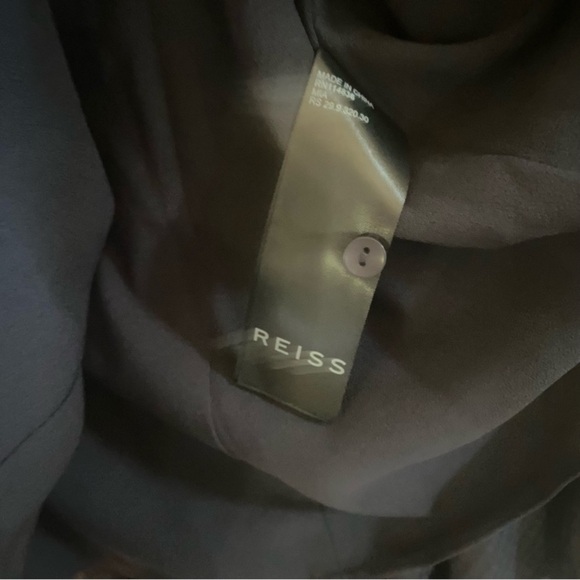 New! Reiss Mia trapeze Dress Navy Blue nwt 13911 - Picture 13 of 14